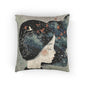 Cosmic Dream Woven Pillow - Starry Night, Boho Home Decor, Artistic Cushion, Gift for Dreamers, Unique Throw Pillows