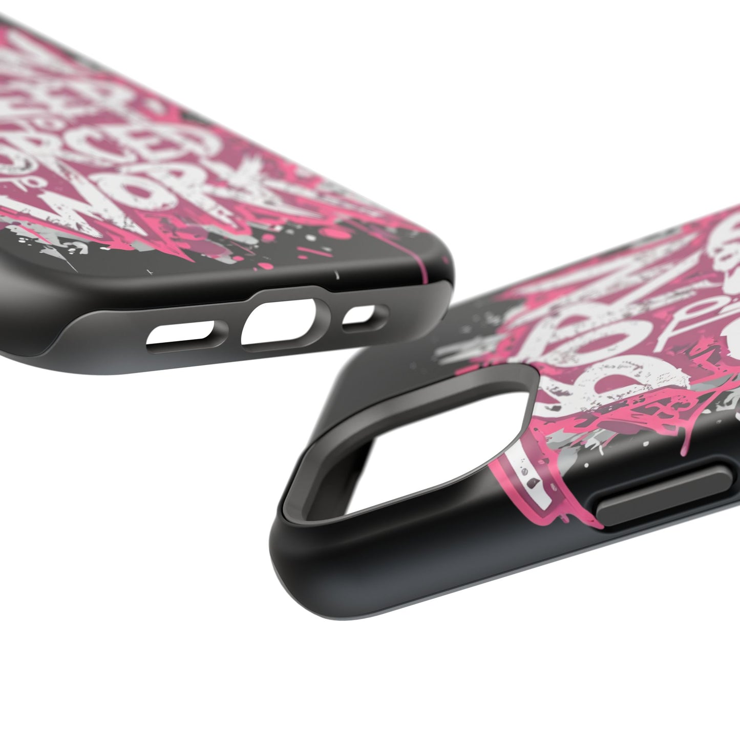 Phone Case — "Born to Sleep, Forced to Work" Impact-Resistant Magnetic Case