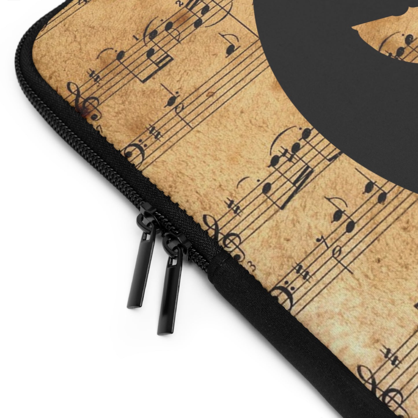 Musical Notes Laptop Sleeve | Vintage Design
