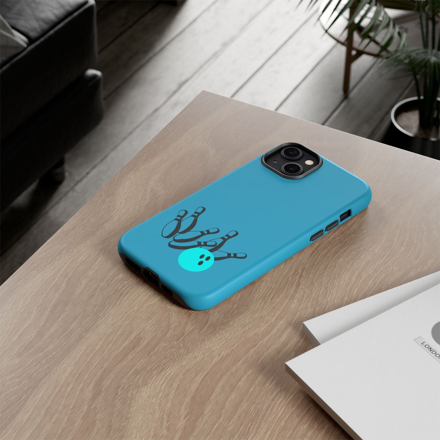 Bowling Phone Case, Tough Cases for Bowling Enthusiasts, Fun Gift for Bowlers, Unique Phone Accessory, Sports Themed Cases