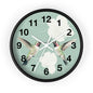 Hummingbird Floral Wall Clock | Mint Bird Clock