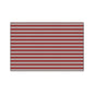 Striped Heavy Duty Floor Mat - Red & White Outdoor/Entry Rug