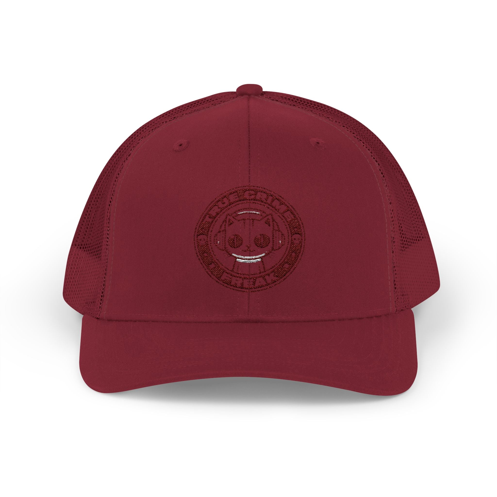 Trucker Cap — Cute Cat Circle Patch Snapback
