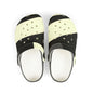 Kids Black & Cream Striped EVA Foam Clogs — Lightweight Slip‑On Sandals for Everyday Play