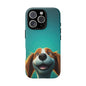 Happy Dog Phone Case — Cute Cartoon Puppy Protective Phone Cover