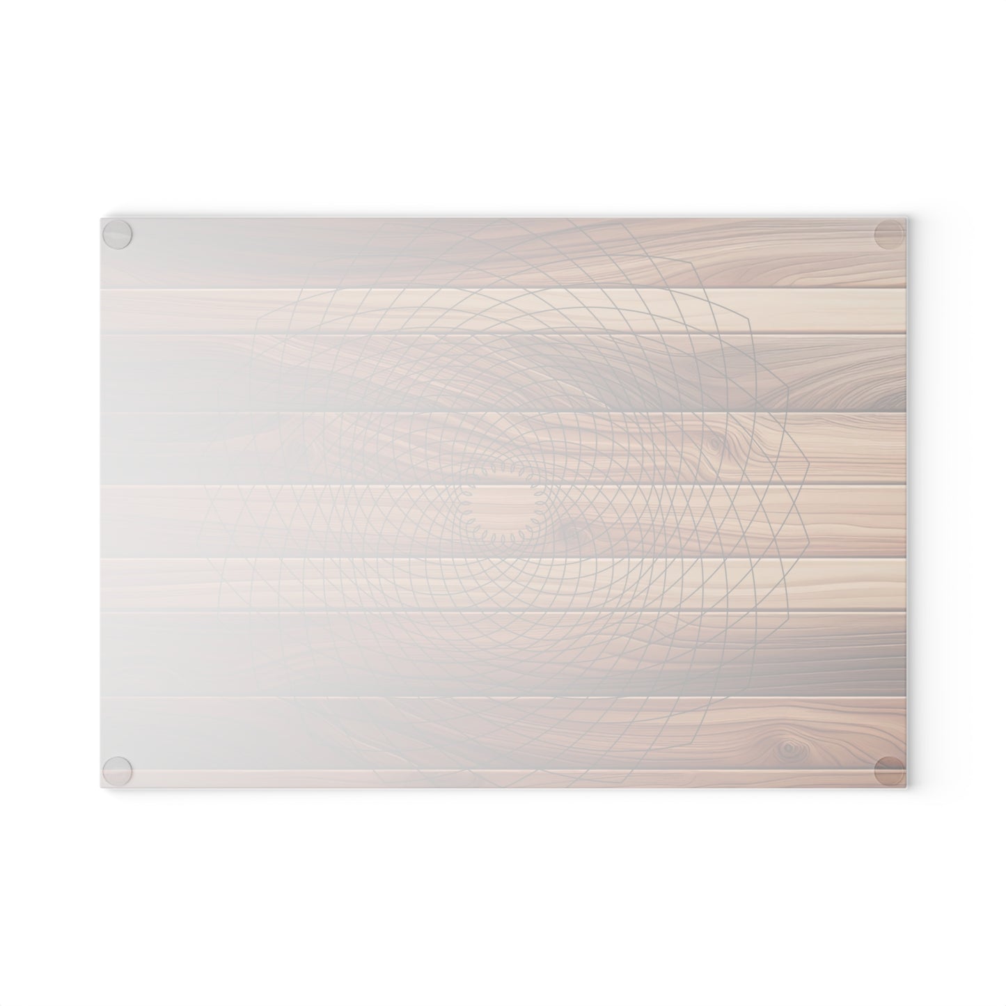 Stylish Geometric Glass Cutting Board