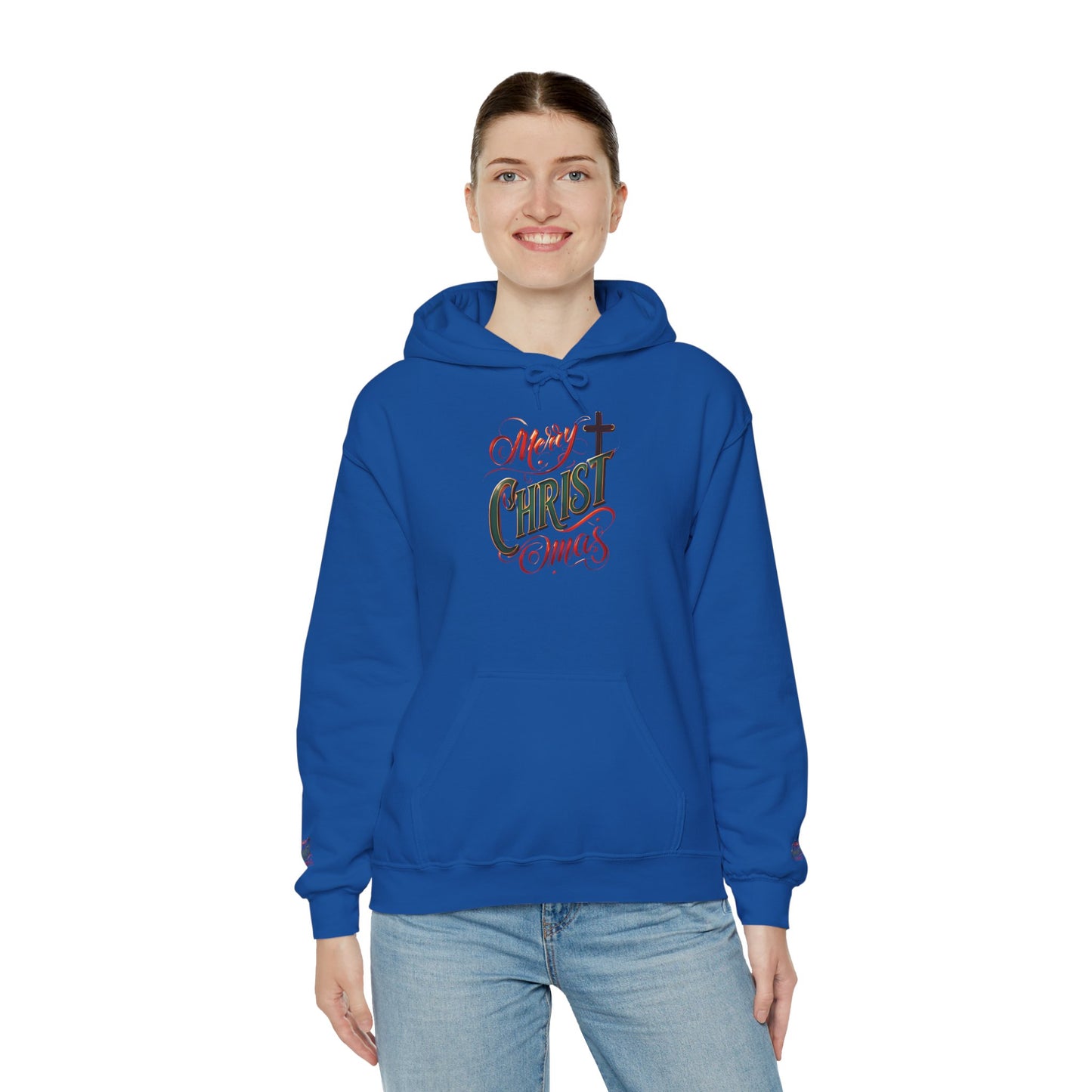 Merry Christmas Hoodie, Cozy Unisex Sweatshirt for Holiday Gatherings, Festive Gift Idea for Him/Her, Winter Apparel, Christmas Sweater