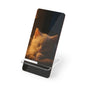 Cute Sleeping Cat Phone Stand — Acrylic Mobile Display Stand for Smartphones