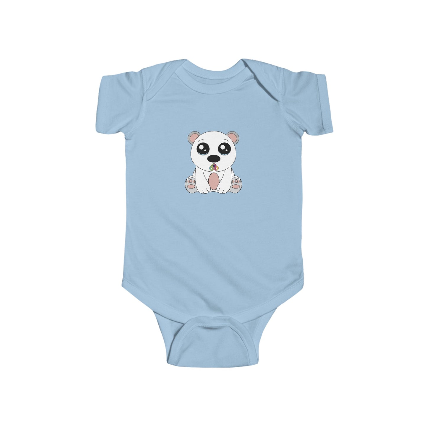 Cute Panda Infant Bodysuit, Adorable Baby Onesie, Perfect Baby Shower Gift, Infant Apparel, Cute Baby Outfit, Cartoon Baby Clothes