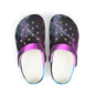 Kids Galaxy Foam Clogs — Purple Nebula EVA Slip-On Sandals