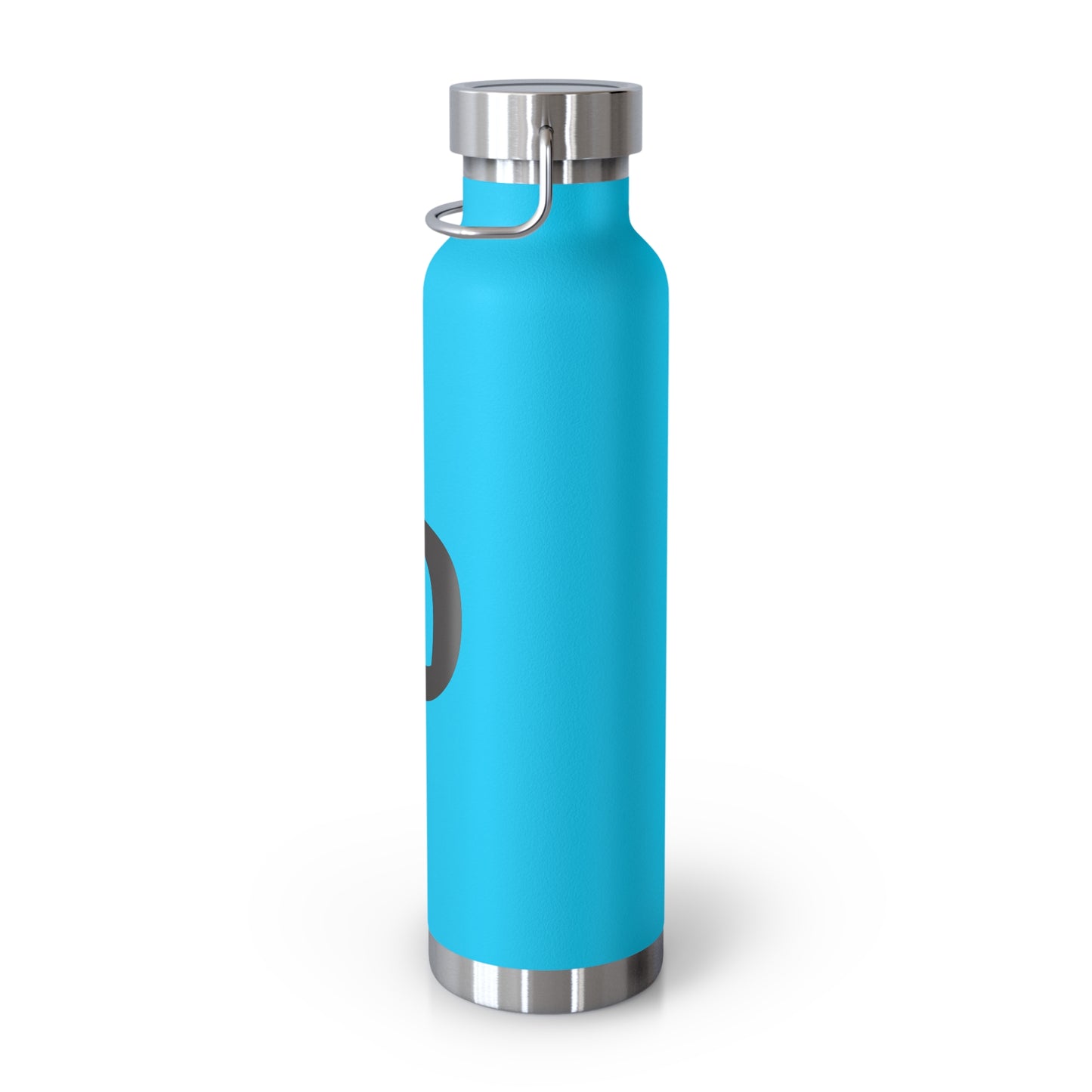 Personalized Copper Insulated Water Bottle, 22oz - "D" Custom Monogram