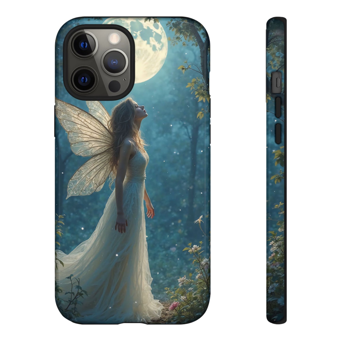 Fairy Moon Phone Case | Tough Cases for Nature Lovers, Fantasy Gift, Boho Phone Accessory, Ethereal Aesthetic, Magical Design