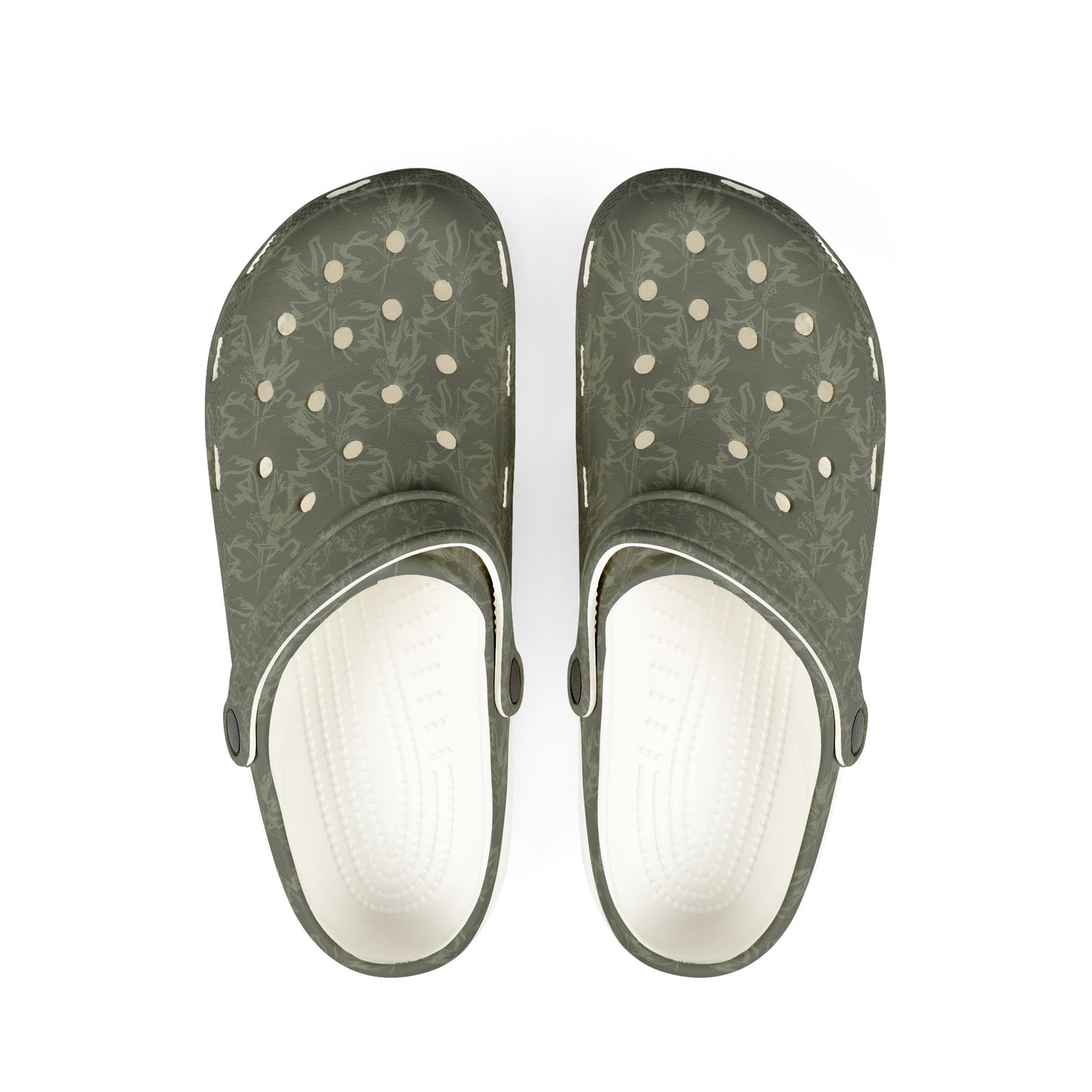 Olive Camouflage EVA Foam Clogs – Lightweight Garden & Casual Slip-On Shoes