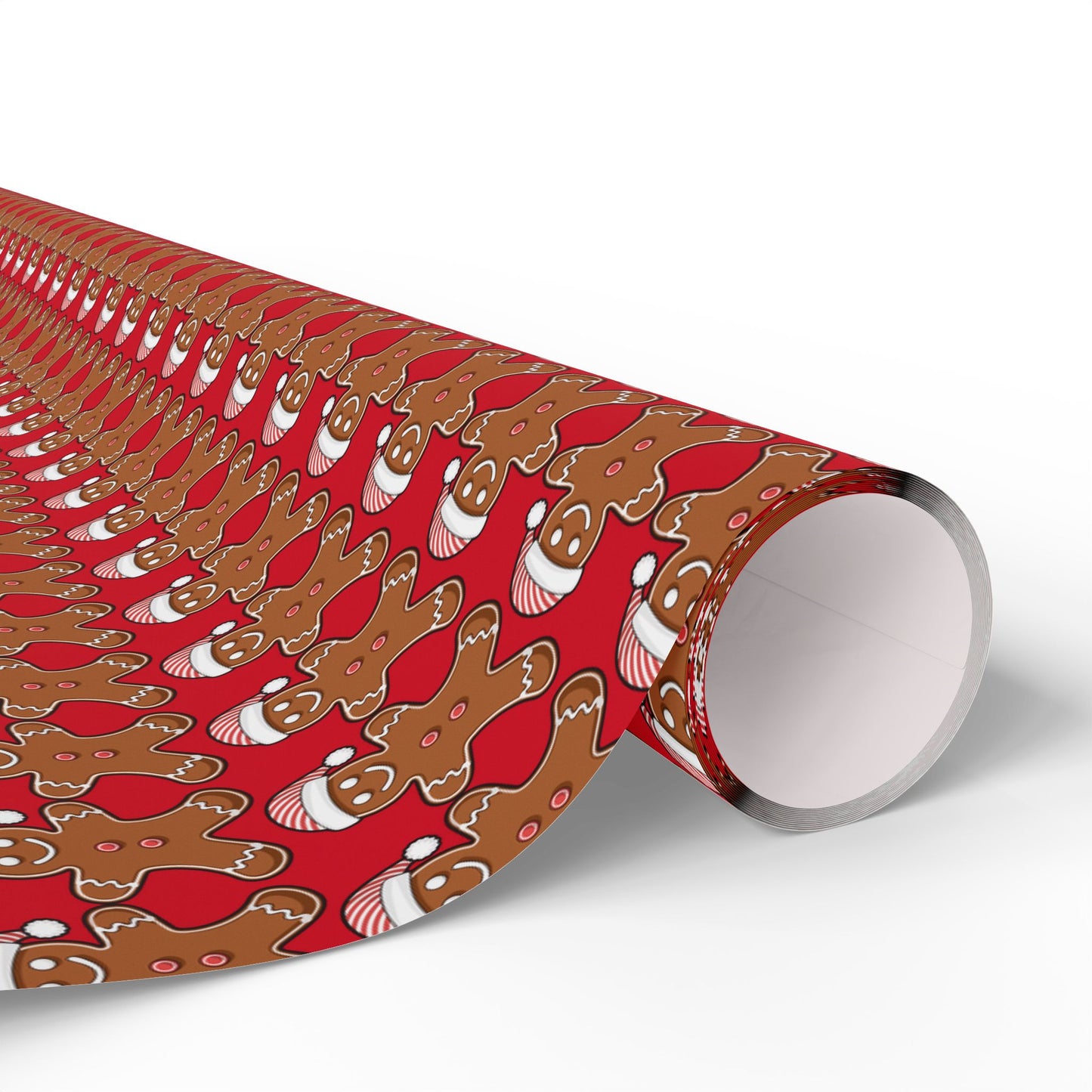 Gingerbread Holiday Wrapping Paper Roll