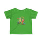 Infant Tee — Cute Pair of Parrots Baby Shirt (Hearts & Love)