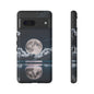 Moonlit Reflection Phone Case — Night Sky Moon & Clouds Tough Case