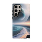 Galaxy Ocean Phone Case — Surreal Planet Beach Tough Case