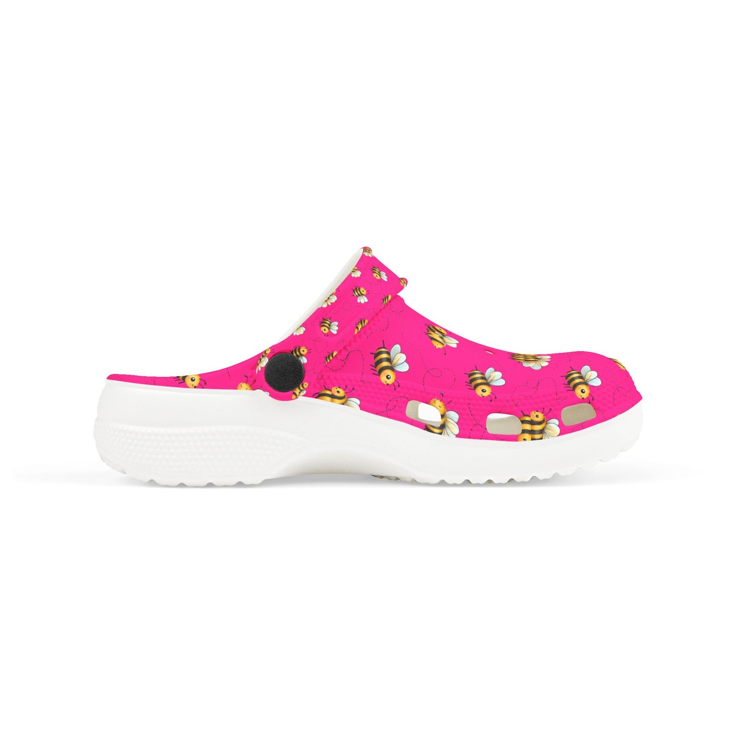Kids' Floral Bee Clogs - Fun Summer Slip-On