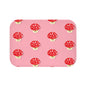Cute Mushroom Bath Mat, Pink Bathroom Decor, Fun Rug for Kids, Charming Home Accessory, Gift for Nature Lovers, Playful Bathroom Mat