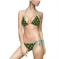 Tropical Print Bikini Swimsuit, Women's Swimsuit Beachwear, Swimwear for Summer Vacations, Pool Parties, Holiday Getaway