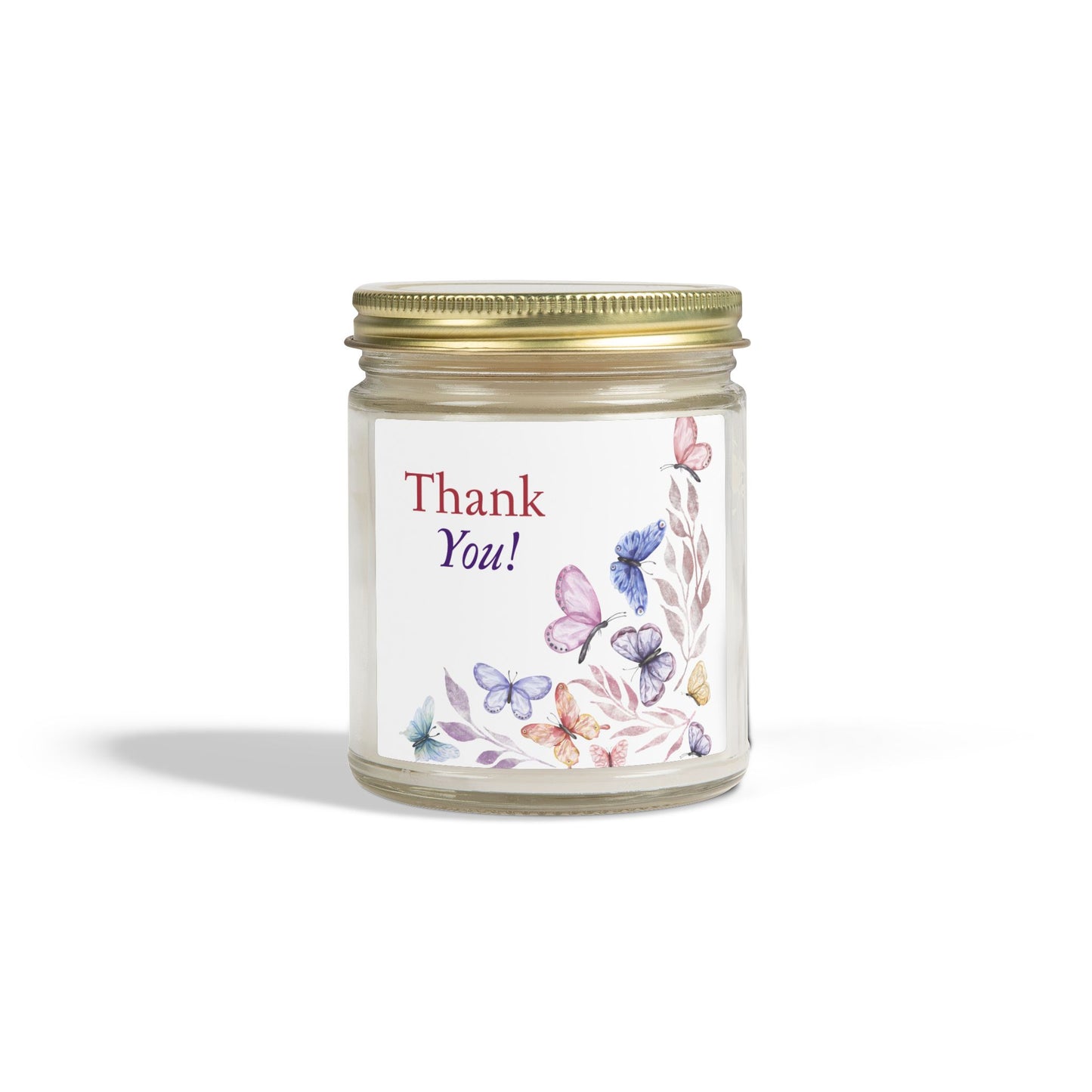 Thank You Scented Candle — Coconut Apricot Wax (4oz & 9oz)
