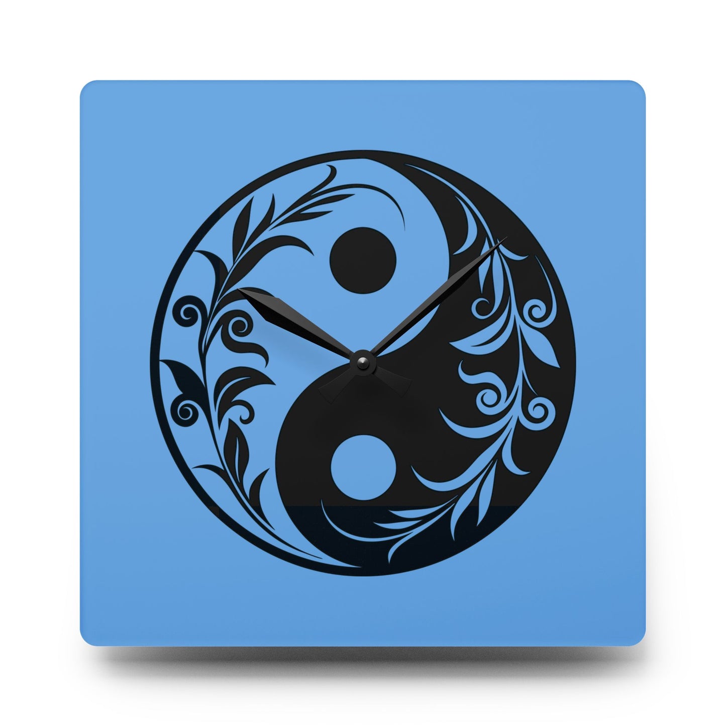 Yin Yang Acrylic Wall Clock