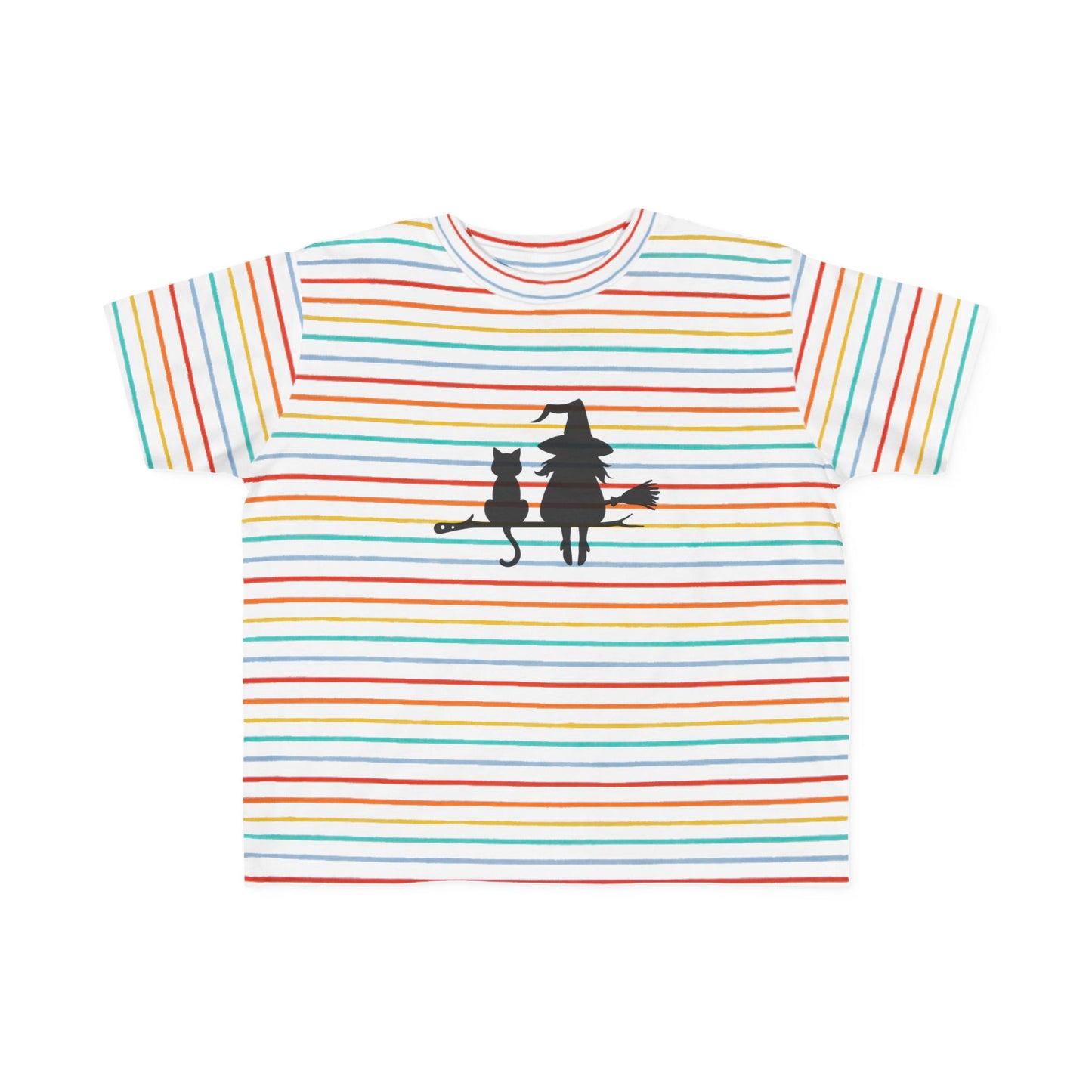 Toddler Witch and Cat Tee | Halloween T-Shirt, Kids Graphic Tee, Witch Shirt, Toddler Costume, Fall Apparel