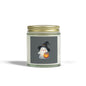 Halloween Scented Candle, Ghost Design, Eco-Friendly Coconut Apricot Wax, 4oz 9oz Pumpkin Spice, Autumn Decor, Gift Idea