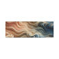 Abstract Swirl Matte Canvas Wall Art — Fluid Earth Tones, Stretched 1.25"