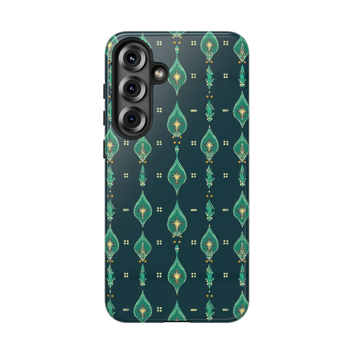 Emerald Boho Teardrop Phone Case