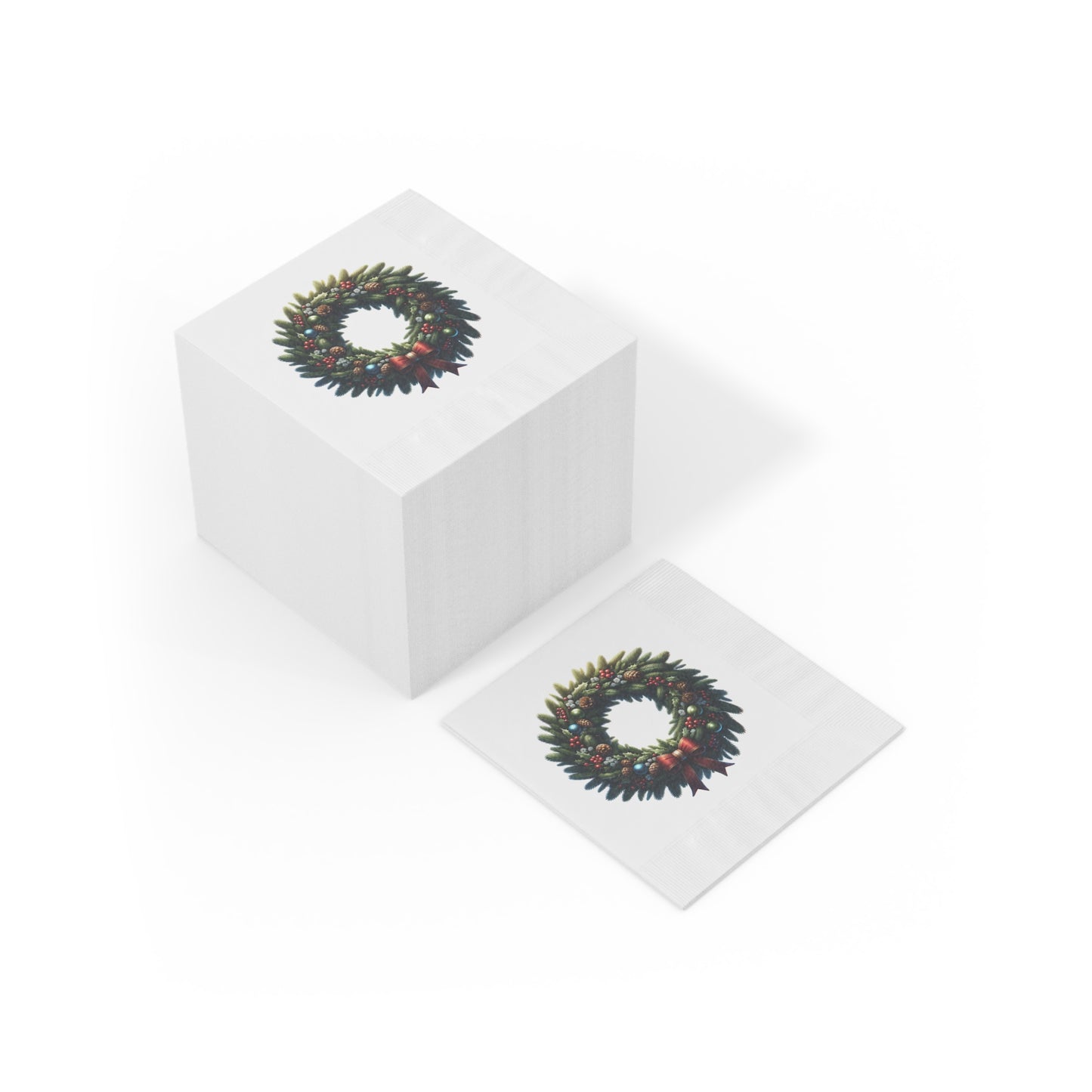 White Coined Napkins