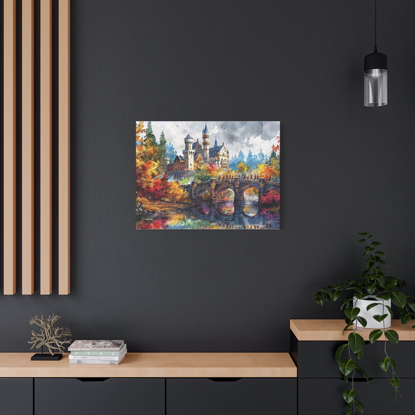 Matte Canvas, Stretched, 1.25" - Castle