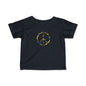 Infant Peace Symbol Tee, Baby Shirt, Toddler T-Shirt, Cute Infant Apparel, Gift for New Parents, Kids' Fashion