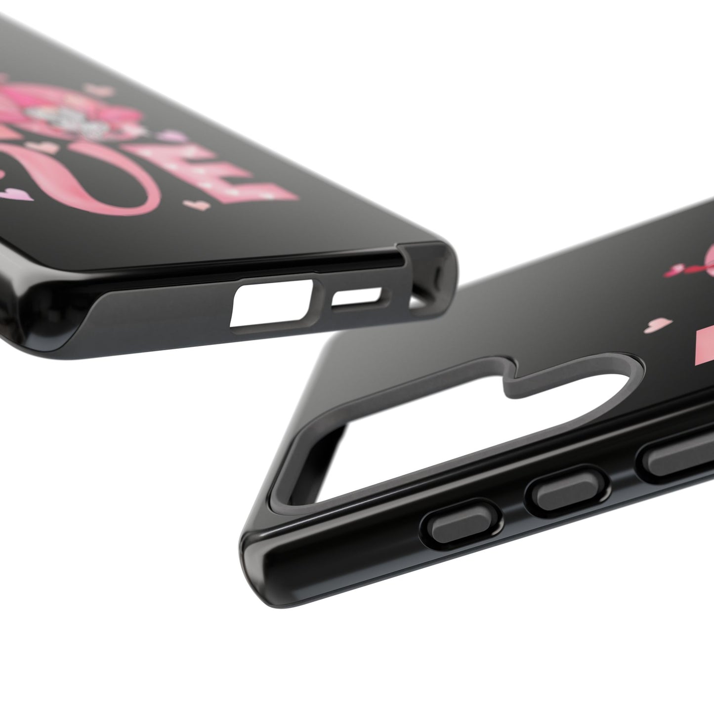 Love Gnome Phone Case — Cute Pink Heart Valentines Protective Case