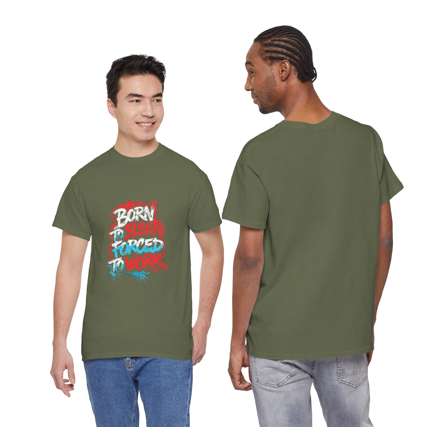 Born to Sleep, Forced to Work T‑Shirt — Funny Graphic Tee for Night Owls