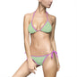 Floral Green Bikini Swimsuit, Beachwear, Summer Swimwear, Tropical Vacation, Swim Set, Pool Party Outfit