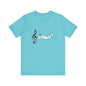 Musical Notes Short Sleeve Tee for Music Lovers