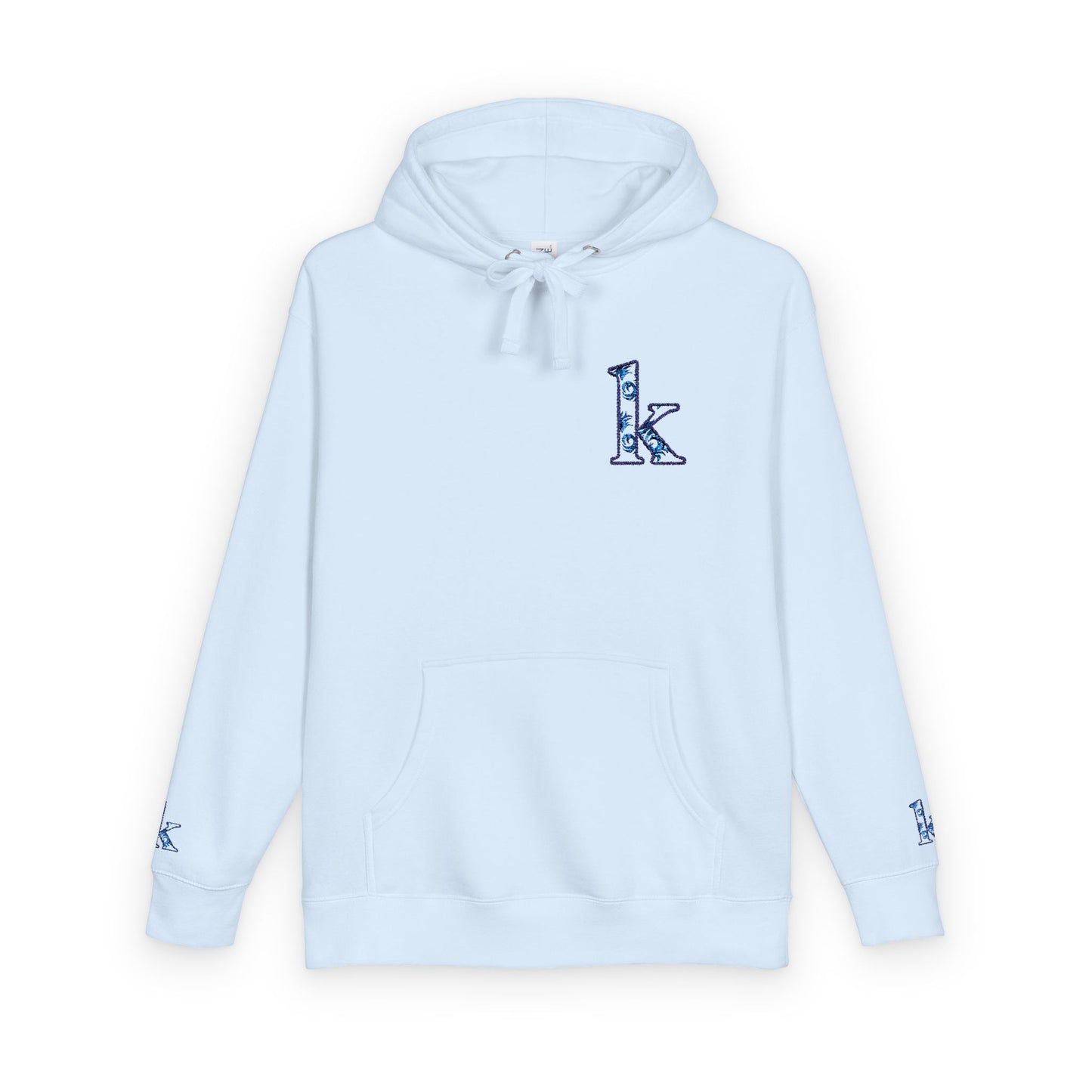 Cozy Floral Monogram Fleece Hoodie for Unisex - Perfect Gift for Birthdays, Valentine’s Day, Casual Wear, Adventure