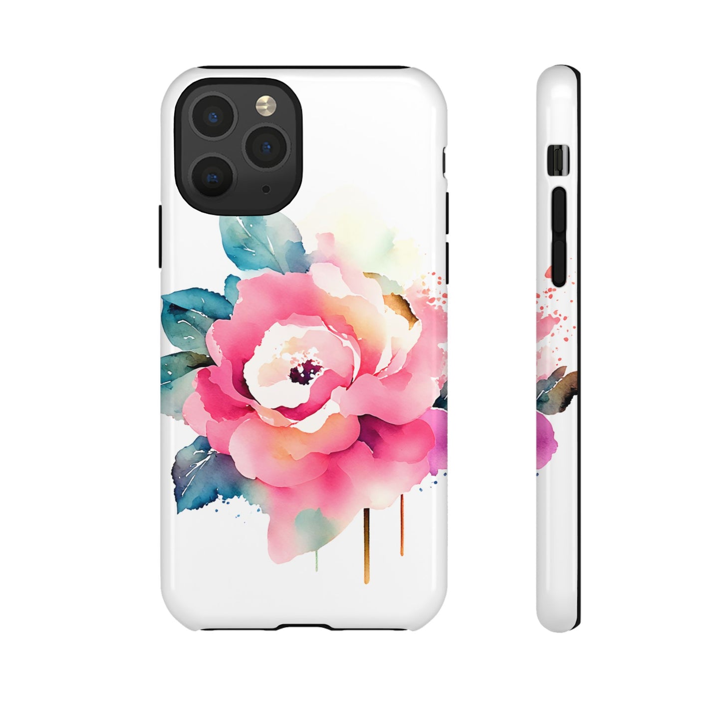 Floral Phone Case - Vibrant Rose Design