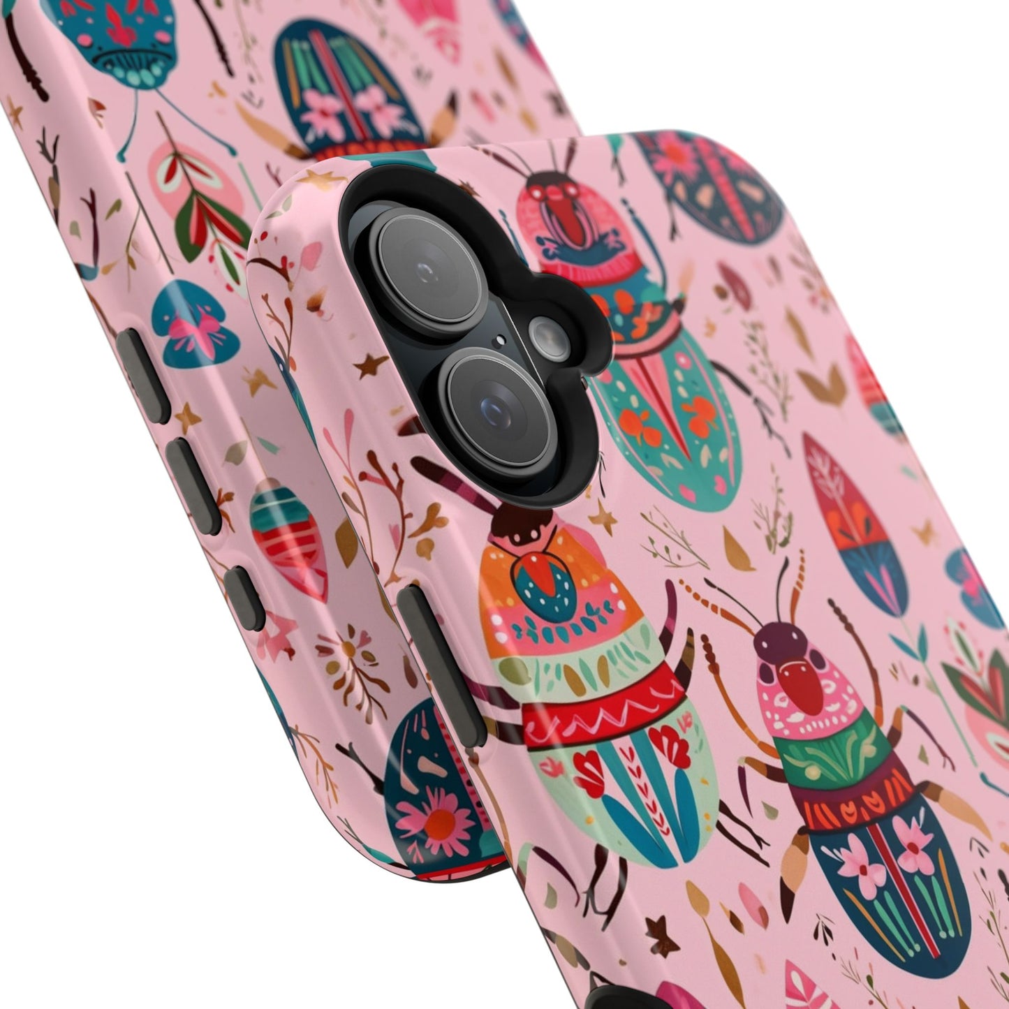 Phone Case — Colorful Boho Beetle Magnetic Impact-Resistant Cover