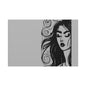 Gothic Woman Portrait Canvas Art — Matte Stretched Wall Decor