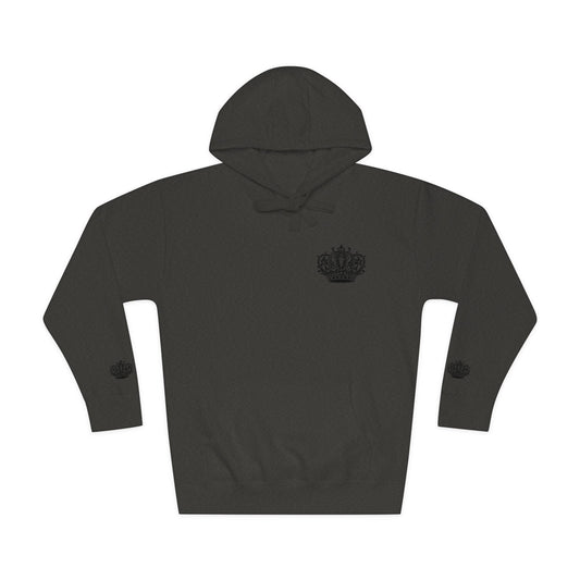 Crown Floral Unisex Fleece Hoodie | Cozy Streetwear, Perfect Gift for Him & Her, Autumn Fashion, Casual Wear, Trendy Outfit