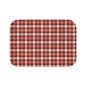Cozy Rustic Plaid Bath Mat - Farmhouse Bathroom Decor, Non-Slip Shower Rug, Home Gift, Gingham Print, Country Style