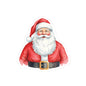 Santa Claus Kiss-Cut Sticker — Vintage Jolly Saint Nick Holiday Decal