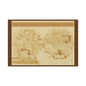 Vintage World Map Canvas Print — Matte Stretched Wall Art