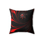 Bold Swirl Design Pillow, Abstract Home Decor Cushion, Modern Living Room Accessory