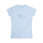 Women's Softstyle Graphic Tee - Casual Wear, Gift Idea, Everyday Comfort, Summer Style, Unique Design