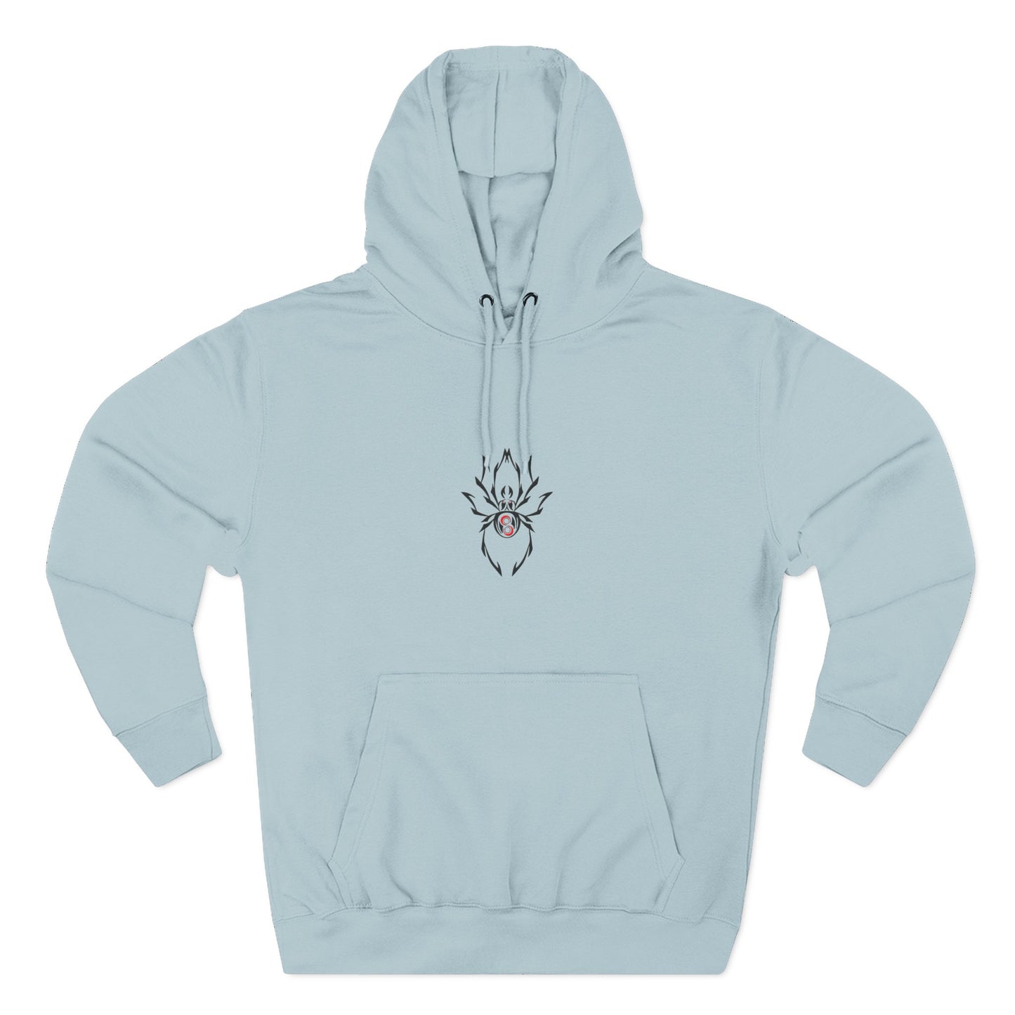Cozy Spider Fleece Hoodie - Spooky Fashion, Unisex Casual Wear, Halloween Gift, Fall Fashion, Comfortable Layering