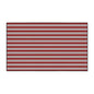 Striped Heavy Duty Floor Mat - Red & White Outdoor/Entry Rug