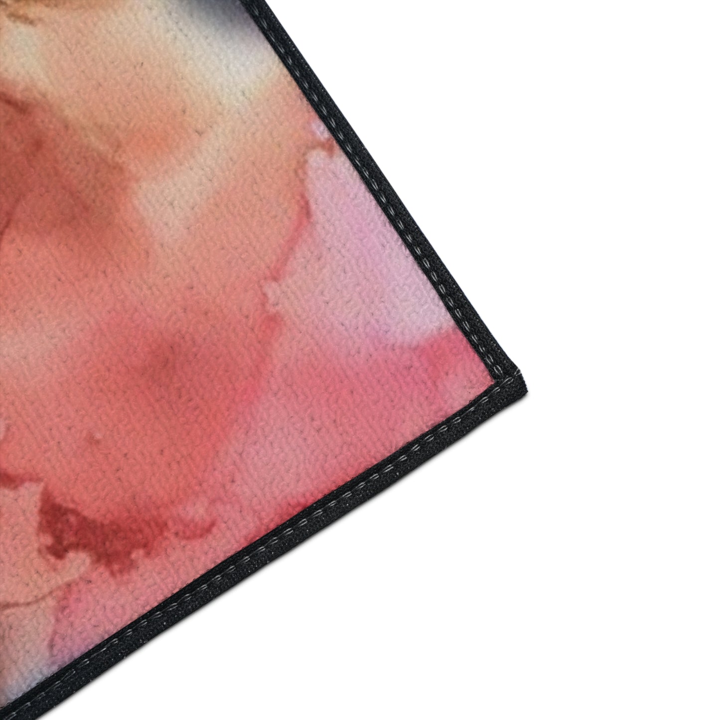 Abstract Watercolor Heavy-Duty Floor Mat — Non-Slip Entry Rug for Home & Office